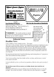 Newsletter 16 - August 2000