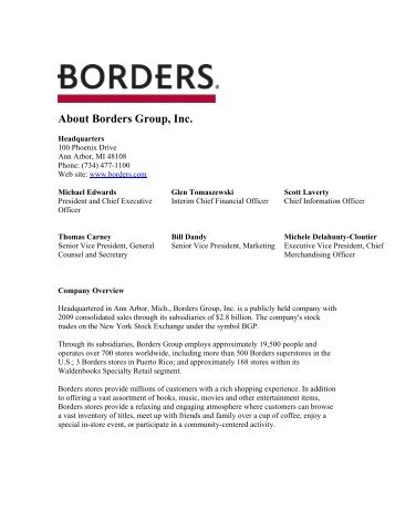 About Borders Group, Inc.