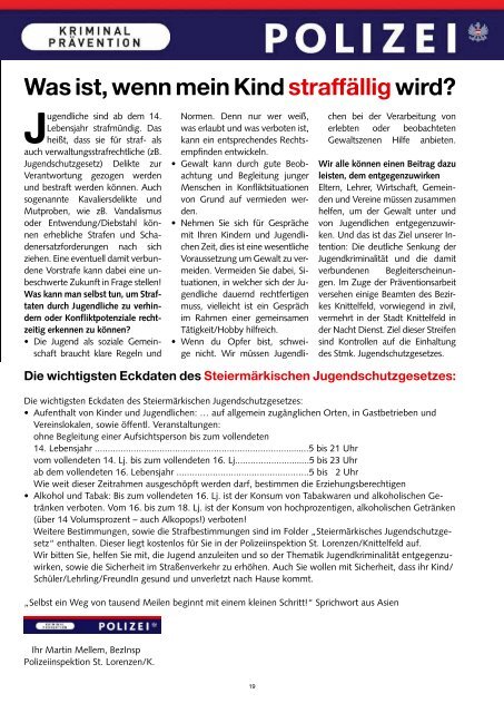 Ausgabe 89/2010 - St. Margarethen bei Knittelfeld