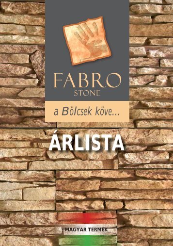 2010-es FABRO Ã¡rlista - FabroStone