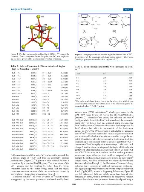 Iron(III) Chemistry with Ferrocene-1,1-dicarboxylic Acid (fdcH2 ...