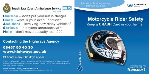 S090231_Motorcycle CRASH folder for card (iv).indd - Kent Police