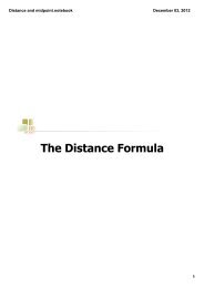 Distance Formula - Grade 10 Math