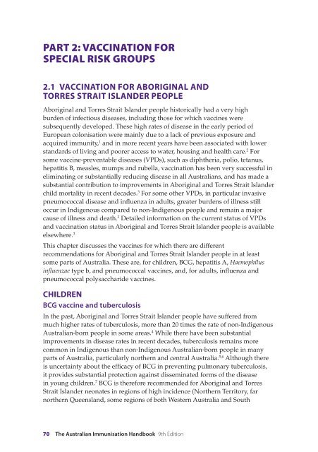 Australian Immunisation Handbook 9th Edition - Goodstart Training ...