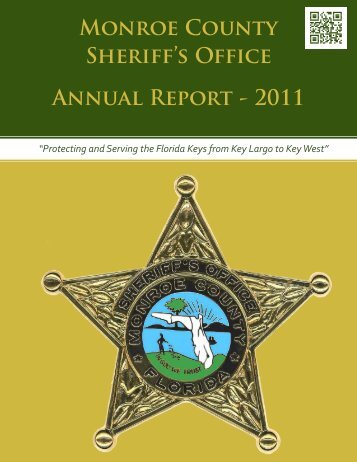 Annual Report, Year 2011 - Monroe County Sheriff's Office