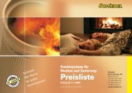 Preisliste - Schiedel Kaminsysteme