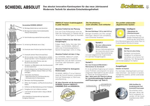 Preisliste - Schiedel Kaminsysteme