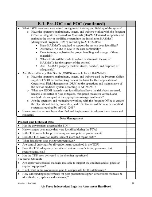 USAF ILA Handbook - ACC Practice Center - Defense Acquisition ...