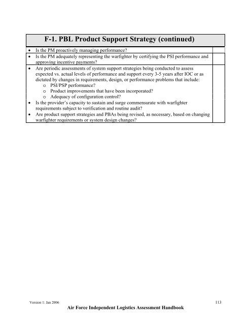 USAF ILA Handbook - ACC Practice Center - Defense Acquisition ...