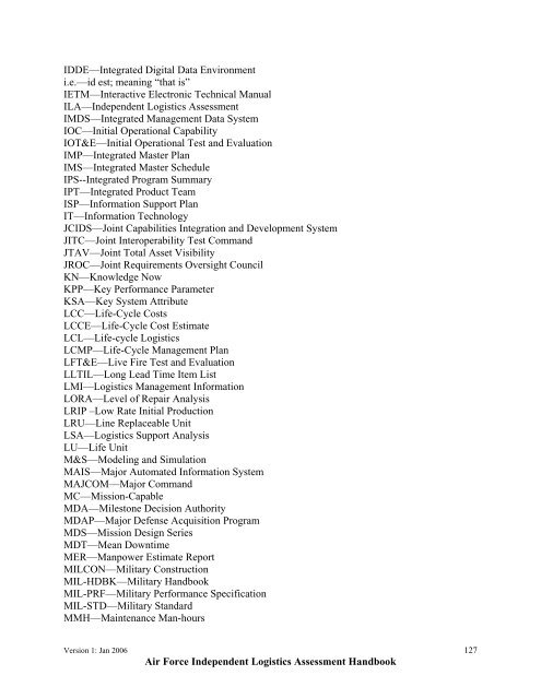 USAF ILA Handbook - ACC Practice Center - Defense Acquisition ...