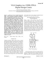 vga graphics in a vhdl/fpga digital design course