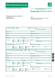 Antrag PSD GiroDirekt - PSD Bank Niederbayern-Oberpfalz eG