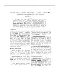 SEED-TREATMENT FUNGICIDES FOR CONTROL OF CONIFER ...