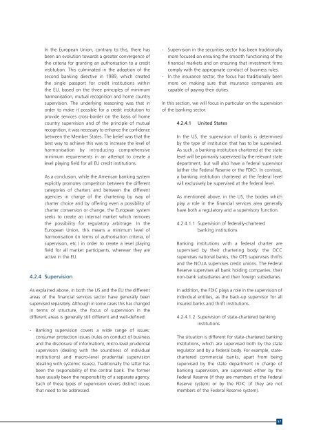 A comparative analysis of the US and EU retail banking markets - Wsbi