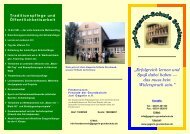 Flyer der Juri-Gagarin-Schule - Grundschule Juri Gagarin