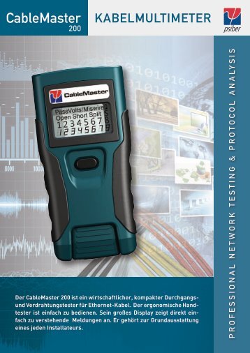 CableMaster KabelMultiMeter - Psiber Data GmbH Deutschland