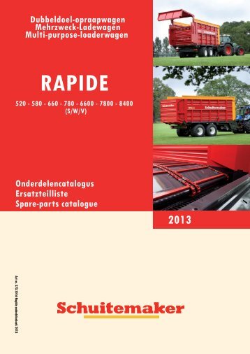 (2013) Download Rapide 520, 580, 660, 780, 6600 ... - Schuitemaker