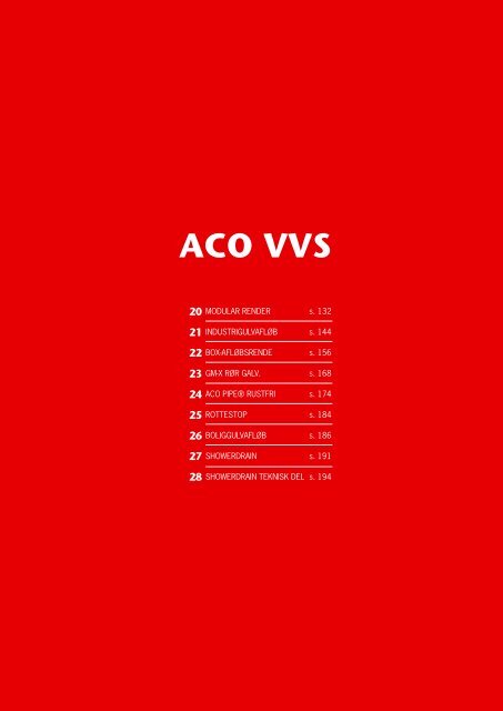 ACO VVS - ACO Nordic A/S