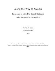 On the Way to Arcadia (PDF) - Rolf Gross