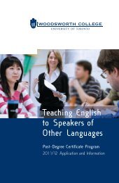 Teaching English to Speakers of Other Languages - Woodsworth ...