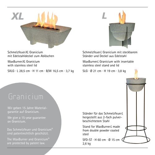 Schmelzfeuer und Granicium