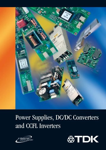 Shortform Catalogue PDF - TDK Electronics Europe GmbH