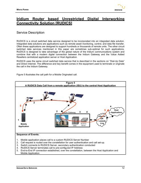 Iridium Satellite Data Services White Paper - Stratos Global ...