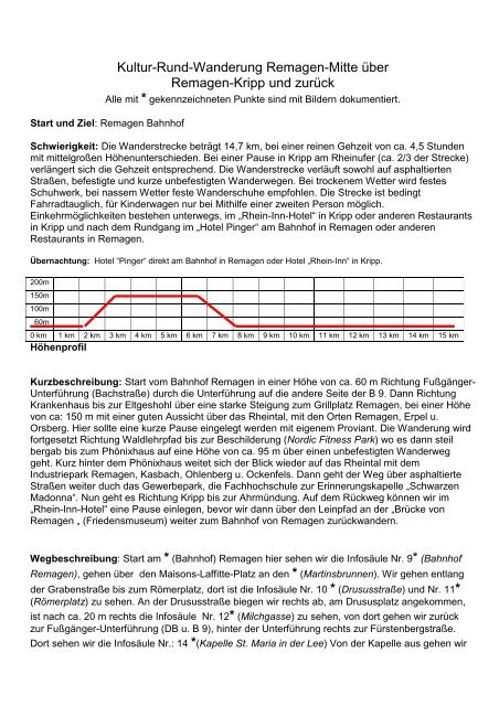 2.Kulturwanderung Remagen-Kripp - Stadt Remagen