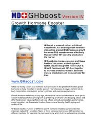 Ghboost is a unique growth hormone stimulating product - MD+ Store
