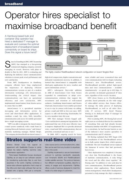 Operator hires specialist to maximise broadband benefit