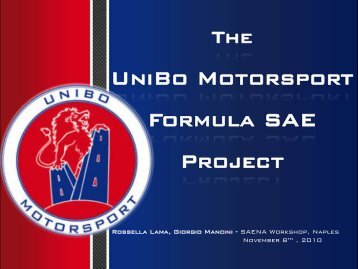 The UniBo Motorsport Formula SAE Project - SAE-Na