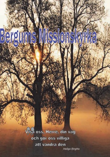 Nr1 2008 - Svenska Missionskyrkan