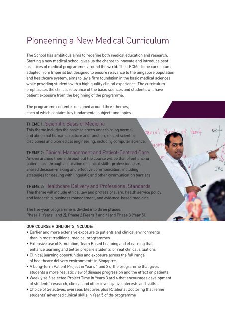 LKCMedicine Corporate Brochure - Imperial College London