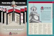 ROLL CALL OF CONTRIBUTORS - Union University