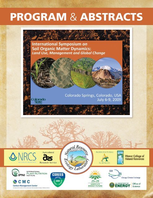 International Symposium on - Natural Resource Ecology Laboratory