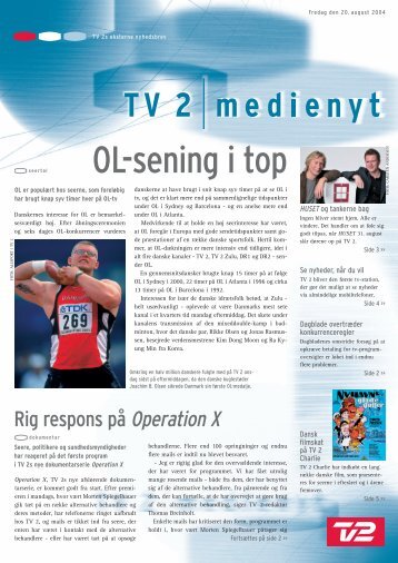 OL-sening i top - Tv2