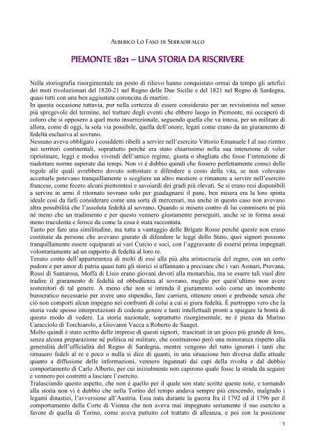 piemonte 1821 piemonte 1821 - SocietÃ  Italiana di Studi Araldici