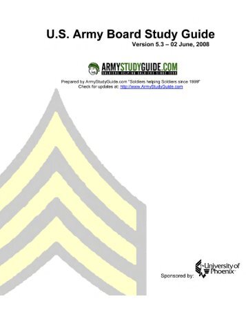 Army Study Guide - West Virginia Army National Guard - U.S. Army