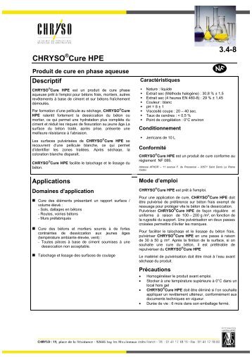 3.4-8 CHRYSO Cure HPE