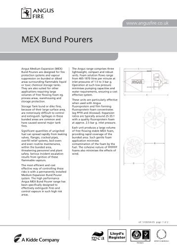 MEX Bund Pourers - Angus Fire