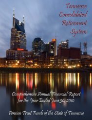 TCRS Report - Tennessee Department of Treasury - TN.gov