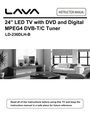 24â€ LED TV with DVD and Digital MPEG4 DVB-T/C ... - People of Lava