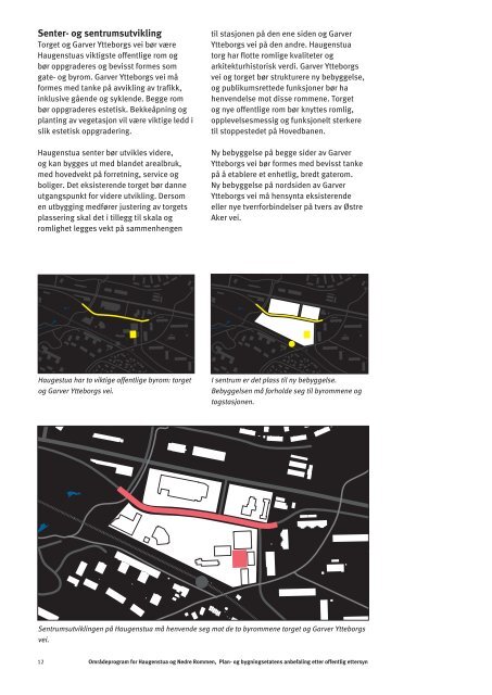 Områdeprogram for Haugenstua og nedre Rommen er ... - Plan