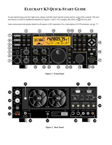 ELECRAFT K3 QUICK-START GUIDE - Kkn.net