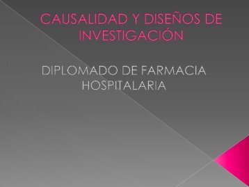 causalidad y diseÃ±os de investigaciÃ³n (ilustrado) - eVirtual UASLP