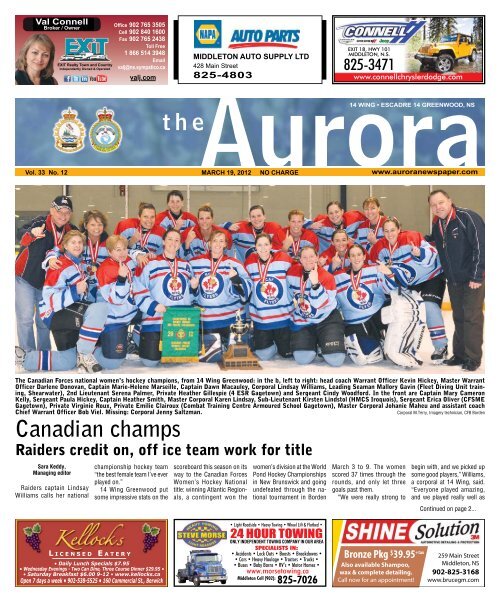 Mar 19 2012 - The Aurora Newspaper