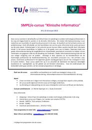 SMPE/e-cursus âKlinische Informaticaâ
