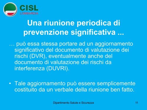 Rls cassetta degli attrezzi - Cisl Lombardia