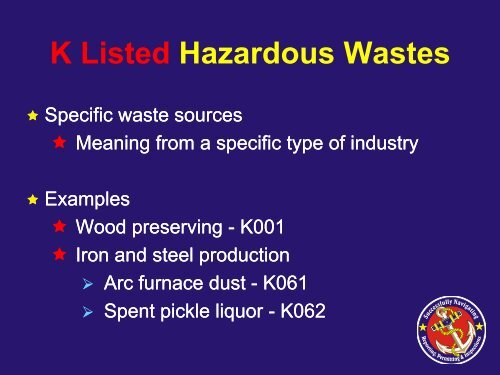 An Overview of Ohio's Hazardous Waste Requirements - Ohio EPA