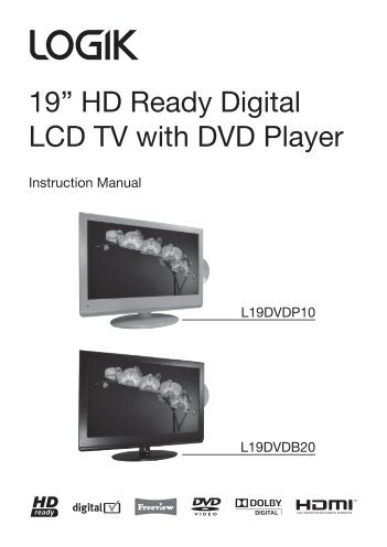 19â€ HD Ready Digital LCD TV with DVD Player - KnowHow